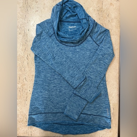 Reebok Tops - Reebok Play Warm Cowl Neck Athletic Sweatshirt Size Large